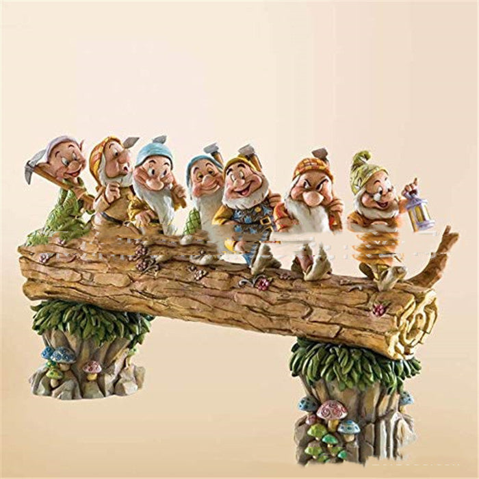 Resin Seven Dwarfs Garden Decor