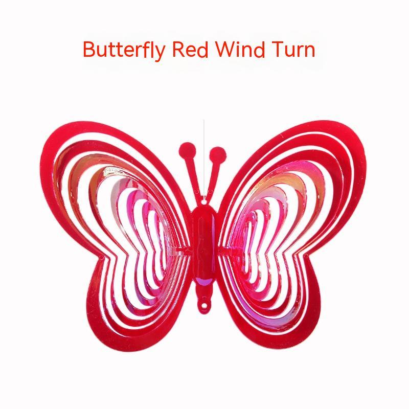 Colorful Butterfly 3D Reflective Wind Chimes