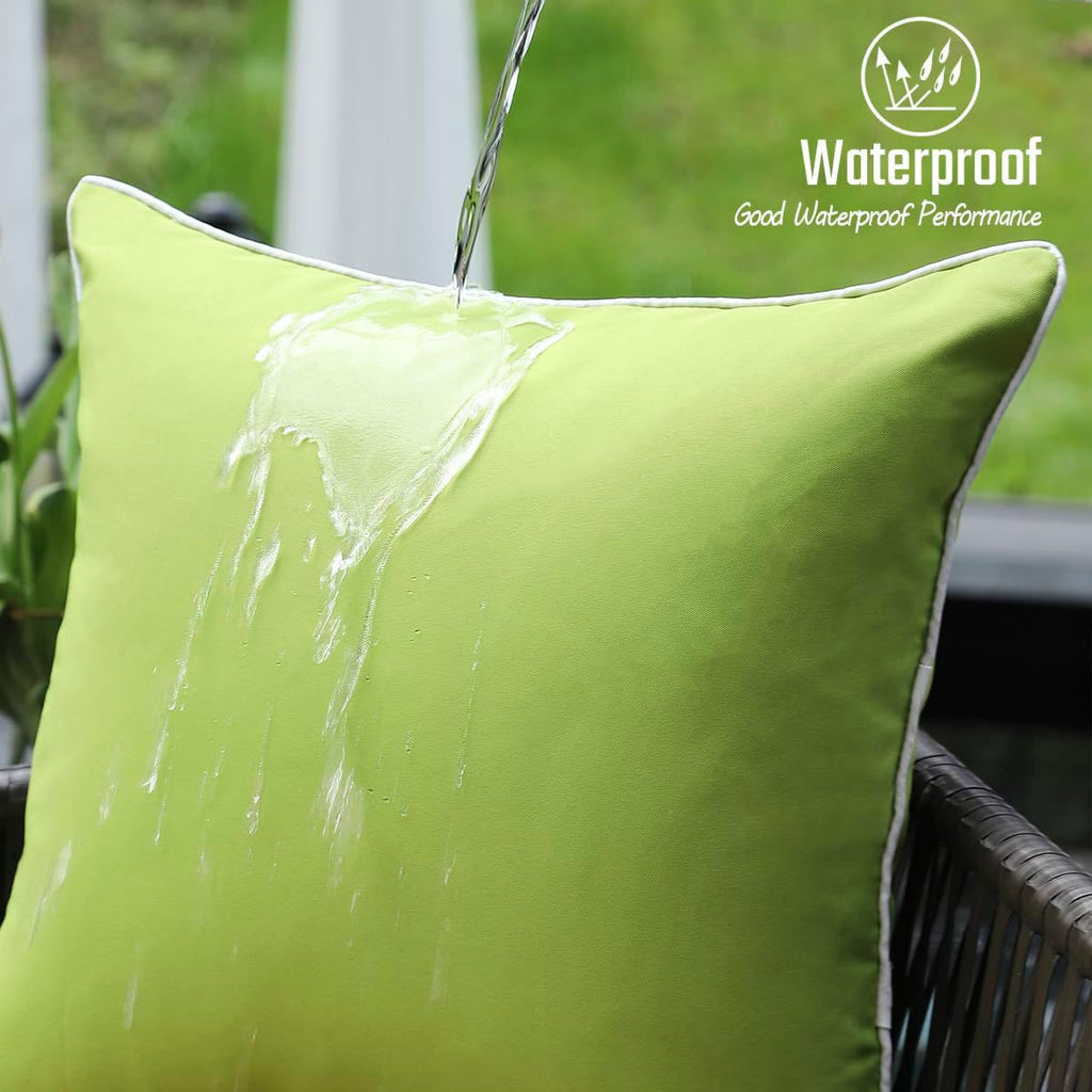 Waterproof Solid Decorative Outdoor Pillow Cover
