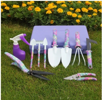 Printed 10-Piece Set Garden Tools
