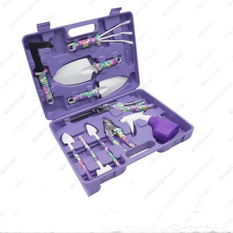 Printed 10-Piece Set Garden Tools