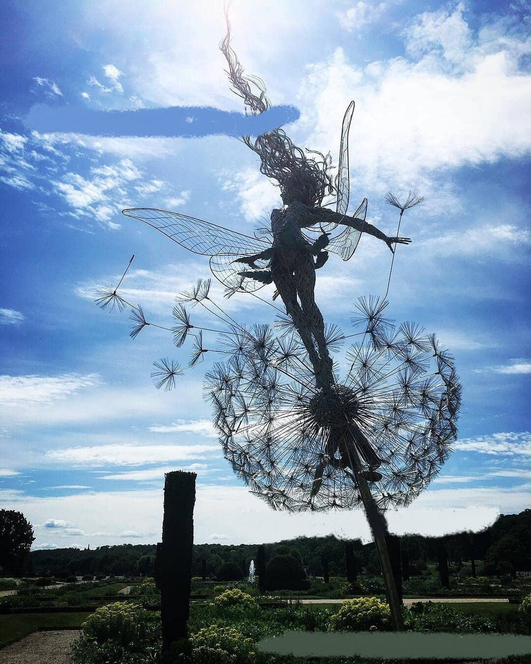Flower Fairy Garden Sculptures