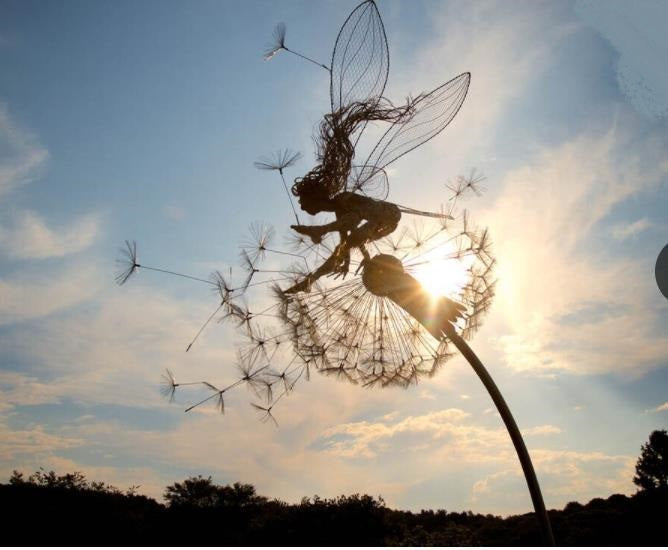 Flower Fairy Garden Sculptures