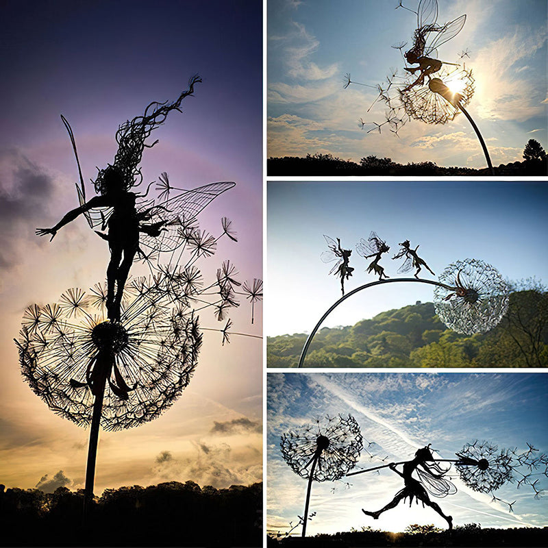 Flower Fairy Garden Sculptures