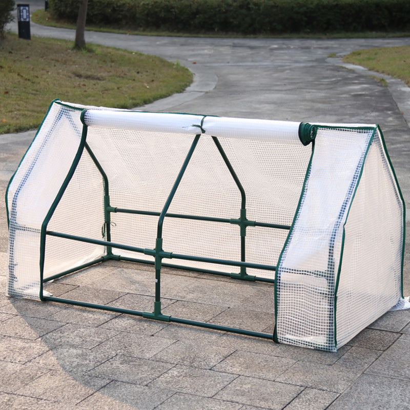 Mesh Fabric Insulated Greenhouse