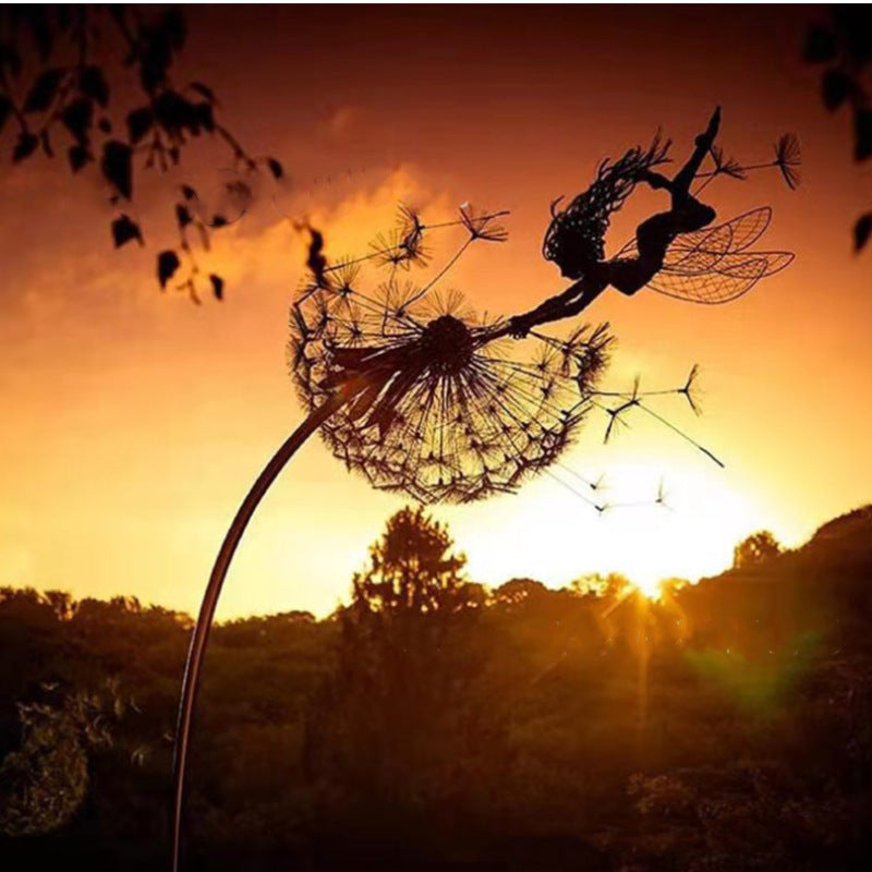 Flower Fairy Garden Sculptures
