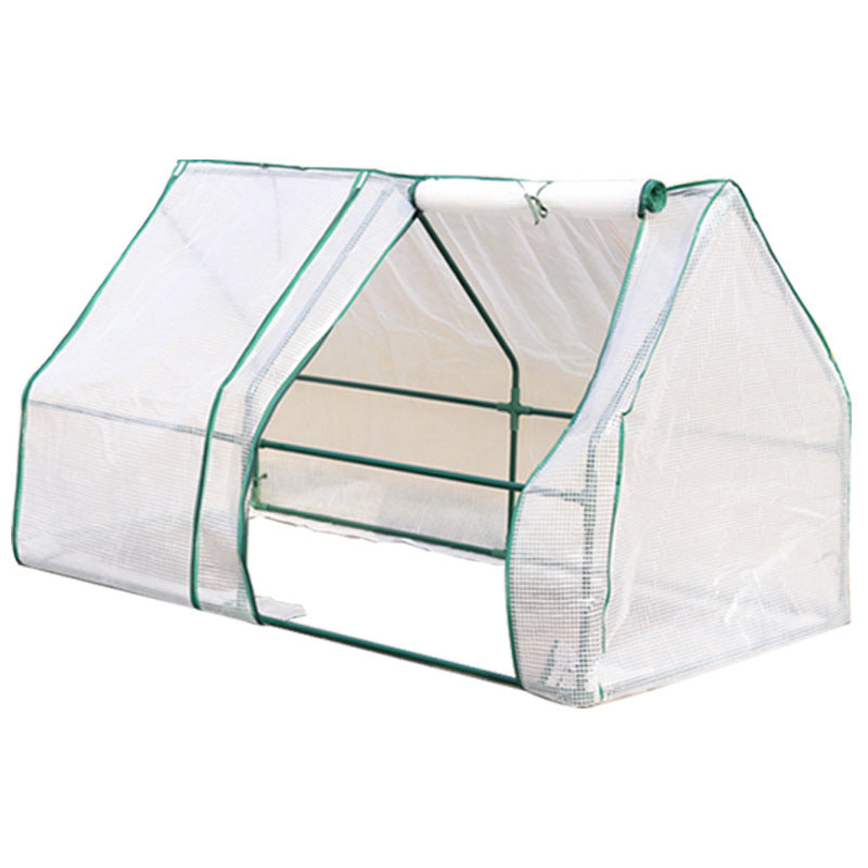 Mesh Fabric Insulated Greenhouse