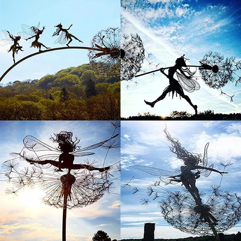 Flower Fairy Garden Sculptures