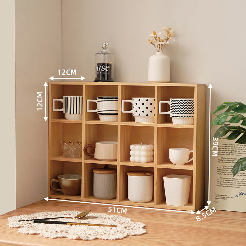 Wall-mounted Cup Rack And Storage Shelf