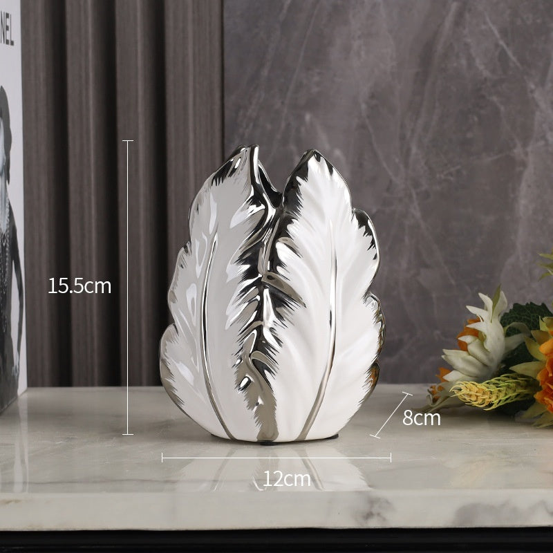 Ceramic Feather Vases