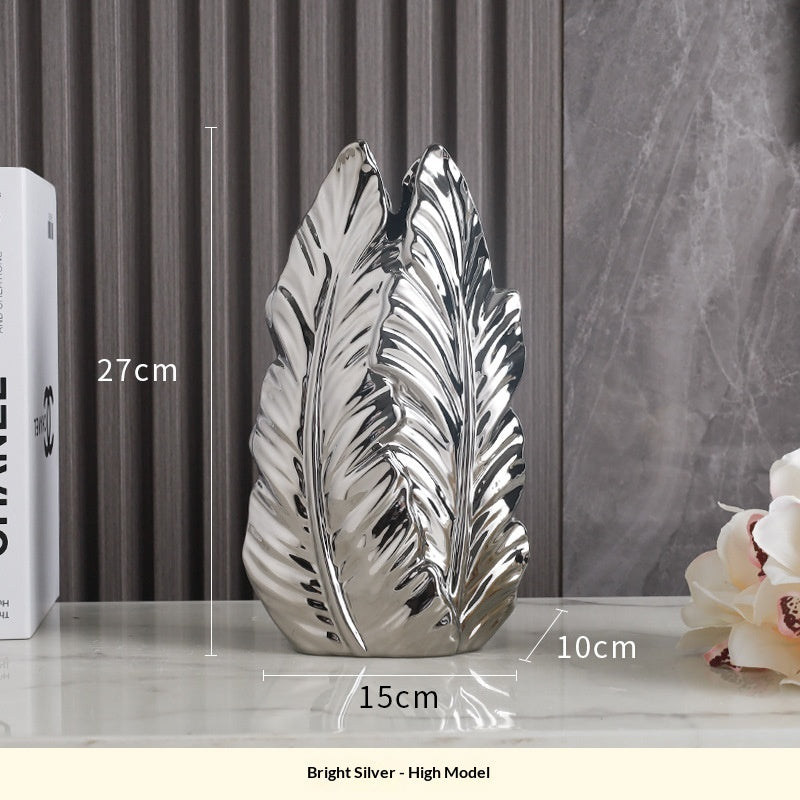 Ceramic Feather Vases