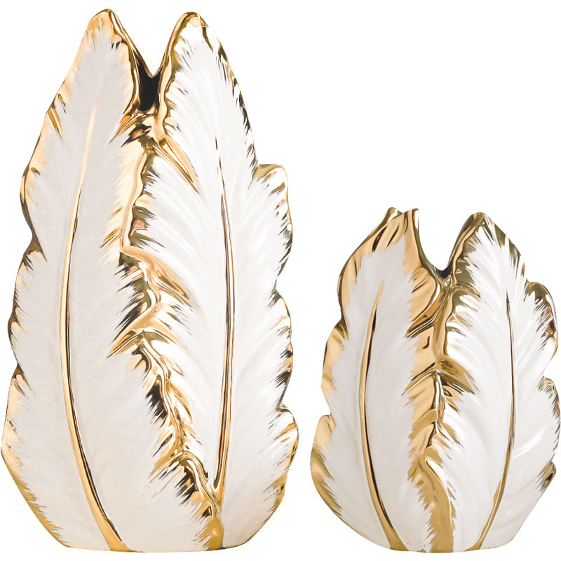 Ceramic Feather Vases