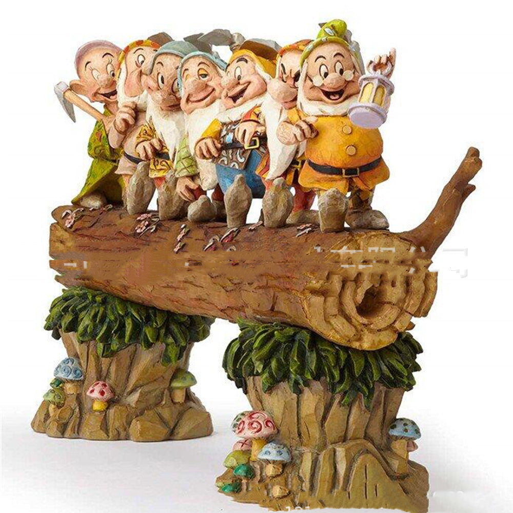 Resin Seven Dwarfs Garden Decor