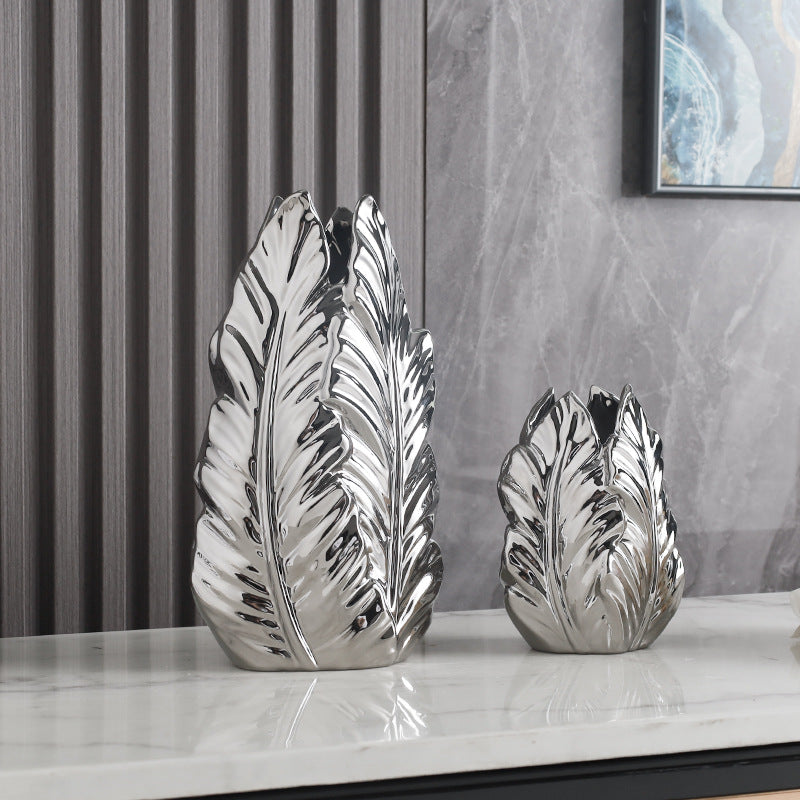 Ceramic Feather Vases