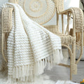 Chenille Knitted Casual Throw Blanket