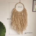 Vintage-style Raffia Wall Decor
