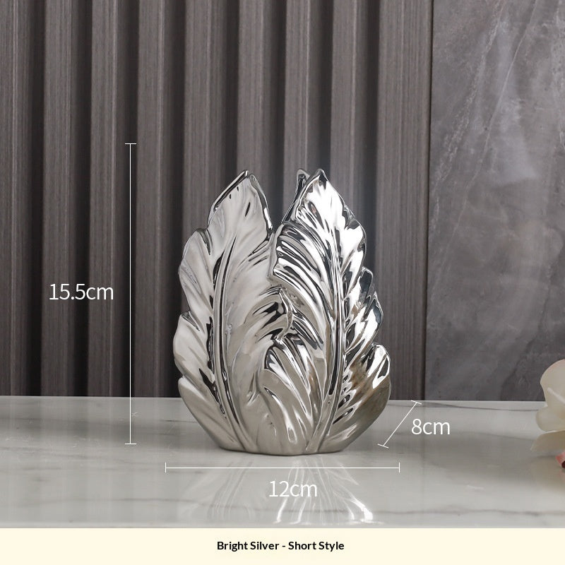 Ceramic Feather Vases