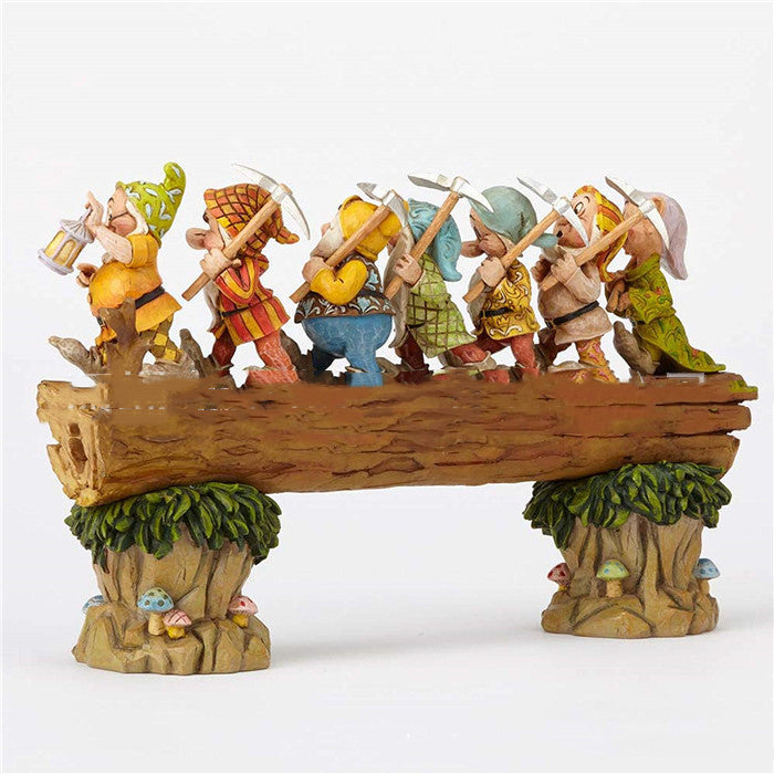 Resin Seven Dwarfs Garden Decor