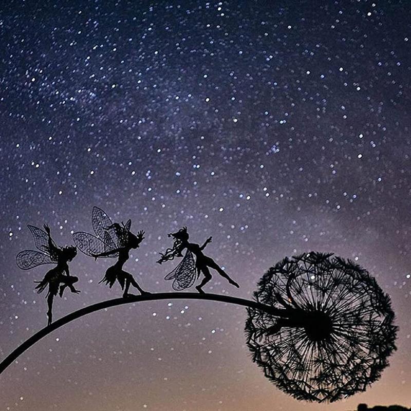 Flower Fairy Garden Sculptures