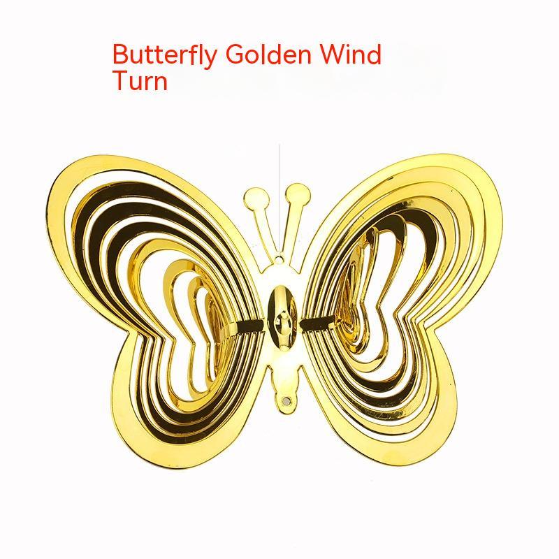 Colorful Butterfly 3D Reflective Wind Chimes